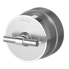 Изображение Переключатель/выключатель одноклавишный Vintage (серебро матовый/хром) W5812054