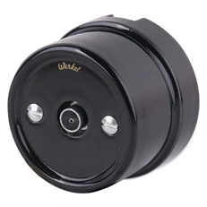 Изображение ТВ розетка (черный) Ретро WL18-02-05